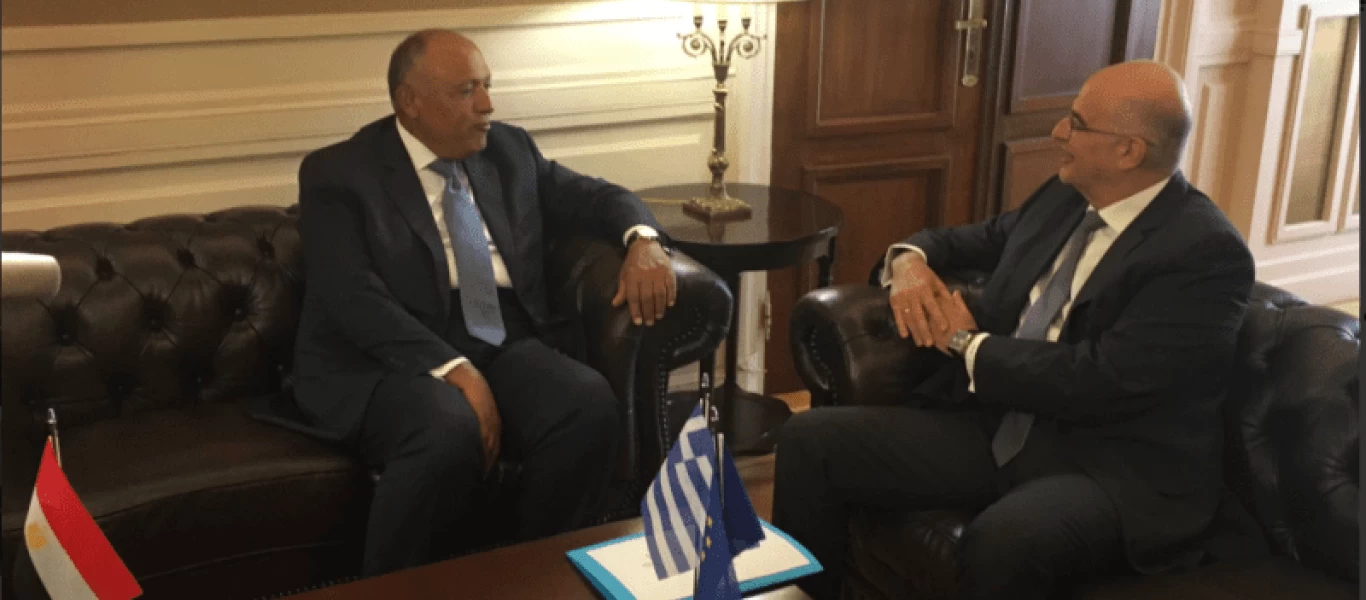 Ολοκληρώθηκε η συνάντηση Ν.Δένδια - Σ.Σουκρί για την τουρκική επιθετικότητα